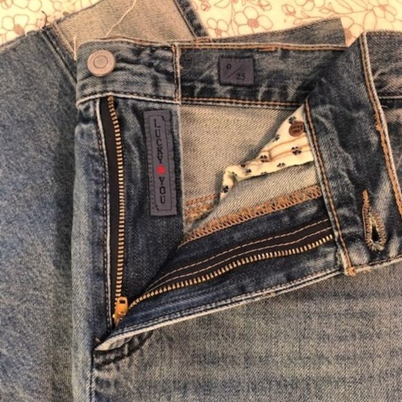 Lucky Brand 100% Cotton Denim Skirt - Picture 2 of 5